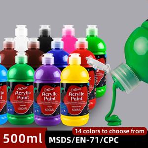 Pigmento acrílico <span class=keywords><strong>14</strong></span> colores botella única 500m pigmento de arte al por mayor pintura de grafiti - Product Image 2