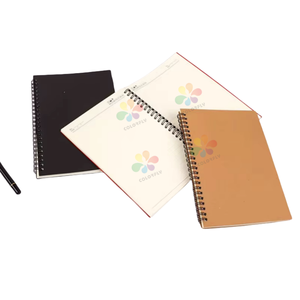 Nuovo arrivo taccuino quadrato personalizzato a <span class=keywords><strong>spirale</strong></span> quadratino formato <span class=keywords><strong>A4</strong></span> a doppia <span class=keywords><strong>spirale</strong></span> in metallo taccuino Design personalizzato Logo bianco interno carta - Product Image 4