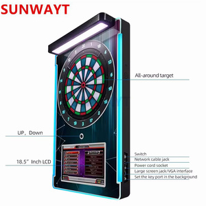 Mạng tự động giải trí mini điện tử phi tiêu điểm hội Đồng Quản Trị cho Câu lạc bộ mini-5 phi tiêu máy với 26 trò chơi - Product Image 6