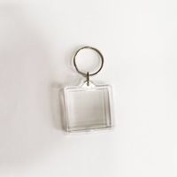 Porte-clés photo numérique en acrylique transparent et alliage de zinc, cristal, étanche, léger, logo personnalisé, cadeau promotionnel, ovale