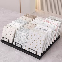 Présentoir de carrelage personnalisé présentoir de table durable en métal pour marbre granit échantillon pierre
