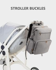 Grand sac à langer imperméable pour nouveau-né, sac en néoprène, sac à dos avec matelas à langer - Product Image 5