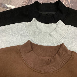 Suéter Personalizado de Cuello Alto, Algodón Grueso, Bordado, Felpa Suave, Cuello Redondo, Talla Grande - Product Image 6