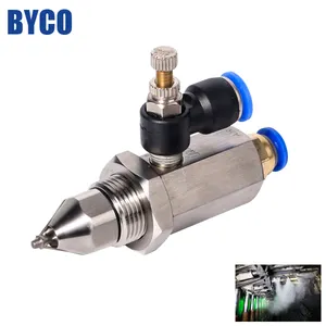 BYCO BRASS Stainless Steel Water Spray Ultrasonic Dry Fog Nozzle For Spray Dryer
