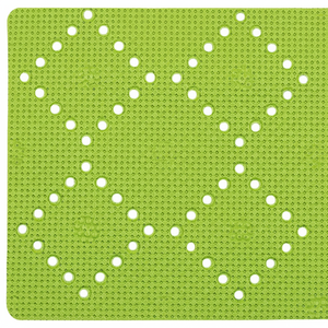 Spirella Collezione Alaska, Tappetino Doccia 71 x 36, PVC, Verde - Product Image 2