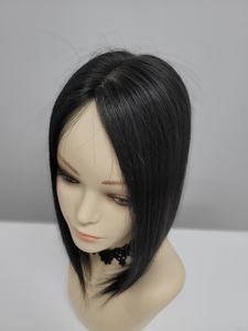 Postizo de Cabello Humano Liso de 12 Pulgadas con Clip, Colores Naturales, WIGTS Premium, Estilo Ligero, Acabado Brillante, Uso Diario - Product Image 3