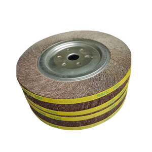 แผ่นขัดนาบาส แฟลปวีล 1 นิ้ว 60 กรวด รูปทรงถ้วย สำหรับขัดเหล็กสแตนเลส - Product Image 1