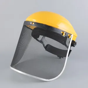 Hot Sale Portable Replaceable Visor Pvc Industrial Safety Face Full Fac Wire Mesh Face Shields