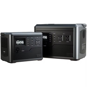 Station d'alimentation solaire portable extérieure haute capacité 300W 500W 1000W avec cellules au lithium LiFePO4 pour camping, compresseur d'air à onde sinusoïdale pure - Product Image 1
