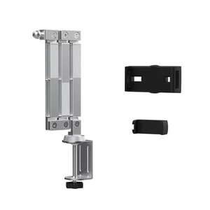 New Foldable Long Desk <b>Clamp</b> Adjustable Aluminum Tablet Arm Stand 360 Rotate Base Mobile Phone Holder for Long Table - Product Image 5