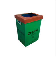 Boîte en plastique ondulé PP personnalisée, boîte pliable en PP, boîte en plastique pour soins personnels, conteneur pour le rangement