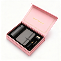 Ensemble cadeau d'entreprise personnalisé, ensemble de luxe avec tasse à vide, carnet, kits exécutifs, cadeau promotionnel d'entreprise, boîte commémorative
