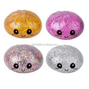 BOTU Colorful Dumpling Squishy Stress <b>Balls</b> TPR Reusable Slow Rebound Stress Relief Soft <b>Squeeze</b> Funny Chinese Ramadan Christmas - Product Image 1