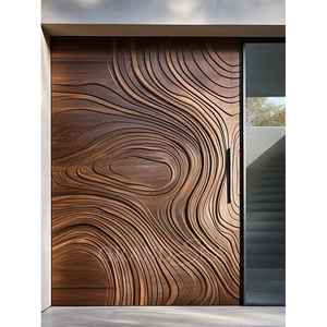Grandsea Offre Spéciale directe d'usine maison <span class=keywords><strong>moderne</strong></span> <span class=keywords><strong>villa</strong></span> extérieur style nature entrée principale <span class=keywords><strong>porte</strong></span> d'entrée portes pivotantes pour résidentiel - Product Image 6