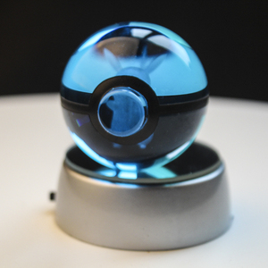 Vente en gros de Poké Balls en verre lumineuses de 8 cm, Poké Balls <span class=keywords><strong>Pokémon</strong></span> Go, lampes de nuit <span class=keywords><strong>Pokémon</strong></span>, jouets de Noël, cadeaux en gros - Product Image 4