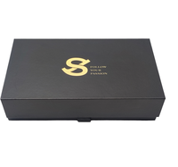 Boîte cadeau magnétique personnalisable et durable avec impression offset sur carton couché or pour mariage et bijoux - Prix négociable