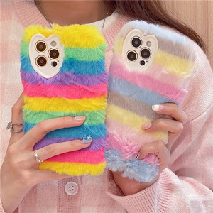 Coque douce en peluche pour filles, étui de téléphone fumée doux pour <span class=keywords><strong>iphone</strong></span> 13 12 pro max 12 pro xs xr xs max 7 <span class=keywords><strong>8</strong></span> plus 7 <span class=keywords><strong>8</strong></span> - Product Image 1