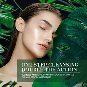 Veletine 2 in 1 Kruiden Make-up Remover Olie Reinigende Acne Controle Hydraterende Huidverzorging Gezichtsreiniger 150ml Alle Huidtypen - Product Image 3