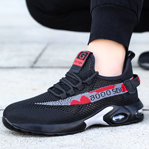 Chaussures de sécurité respirantes pour la randonnée en plein air, chaussures de sécurité industrielles à embout d'acier, chaussures de sécurité à embout d'acier roses, bottes de travail de protection - Product Image 5