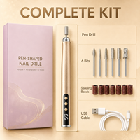 Ensemble de maquillage cosmétique Vantrend Beauty, poudre à sourcils, lime à ongles électrique à affichage LED 5 vitesses, kit de manucure professionnel portable