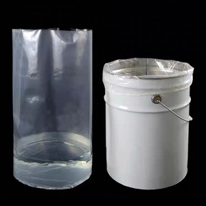 Nhà máy tùy chỉnh vật liệu mới nhiệm vụ nặng nề PE thùng sắt lớn lót túi nhựa lót đường kính 40*60 Túi đáy tròn - Product Image 1