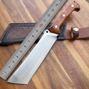 Cuchillo Táctico de Supervivencia de Alta Calidad, Hoja de Acero Inoxidable, Mango de Madera, Personalizable, OEM, DIY, Cuchillo de Bolsillo Holy Fire Token - Product Image 6