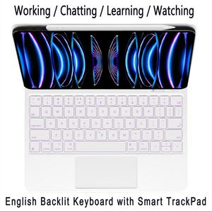 <span class=keywords><strong>Clavier</strong></span> TrackPad sans fil rétro-éclairé en langue personnalisée <span class=keywords><strong>pour</strong></span> <span class=keywords><strong>iPad</strong></span> Pro 11 2018 2020 2021 2022 Air 4ème 5ème génération Magic Keyboard - Product Image 2