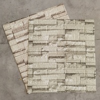 Autocollants muraux 3d en mousse Pe, 10 pièces, papier peint de décoration pour la maison