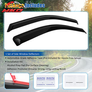 Pour Ford F-150 F150 Cabine Standard 04-08, 2 visières de fenêtre en acrylique, protection latérale des portières de voiture - Product Image 5