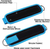 Portable jambe/cuisse/cheville sangle réglable Latex Tube ensemble entraînement jambe cuisse hanche Gym Fitness tirer vers le haut bande de résistance aux tiques