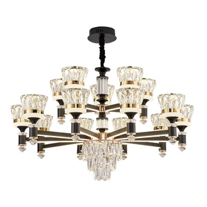 Crystal Chandelier Modern Minimalist <b>Led</b> <b>Light</b> App Control Multi Head Round Home Living Room Bedroom Ceiling <b>Light</b> - Product Image 5