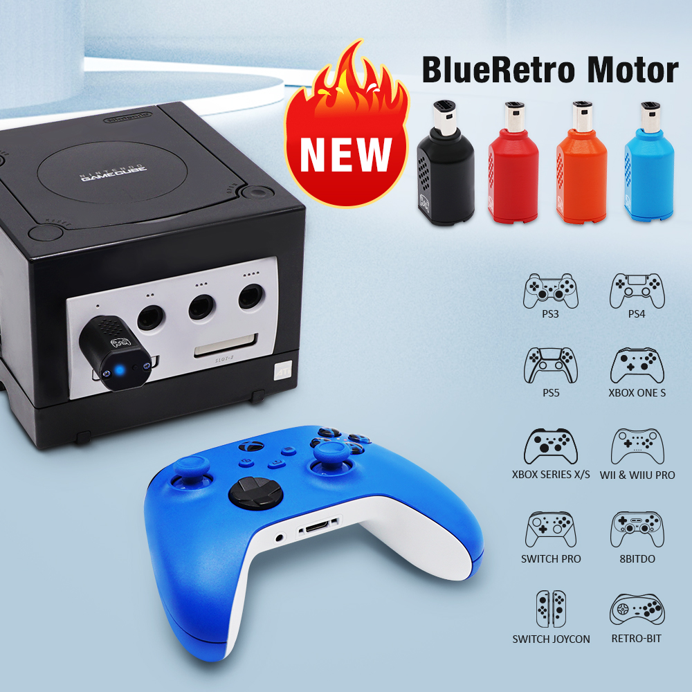 Draadloze controller voor gamecube, vervanging, 2,4 G, bluetooth, NGC, joystick, GC-controller, pad, games, met ontvanger-adapter voor Gamecube, Wii U, NGC