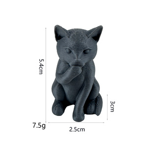 Statuette in Plastica dei Tre Gatti Saggi, Decorazione da Scrivania in Resina, Stile Moderno per Soggiorno - Product Image 2