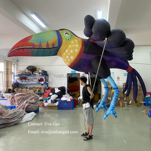 Mariposa inflable LED con luz, modelo de hipocampo, dragón o caballito de mar, para publicidad, desfiles y espectáculos. - Product Image 4