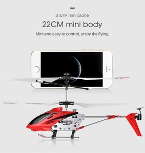 Helicóptero RC <span class=keywords><strong>SYMA</strong></span> S107H-E en Oferta, 3.5 Canales, RTF, Control Remoto, Juguete RC, Regalo con Giroscopio, Versión Mejorada con Función de Bloqueo de Altura - Product Image 5