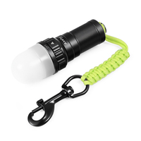 Lampe de plongée étanche Asafee DR100, balise de plongée rechargeable, lampe torche de plongée sécurisée 3000 lumens