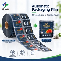 Film laminé BOPP de qualité alimentaire écologique pour l'emballage de thé, café, chocolat et barres protéinées