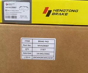 Shandong Hengtong WVA29087 Pastilla de freno de Venta caliente para Iveco Scania Mercedes Benz <span class=keywords><strong>Man</strong></span> Daf Truck - Product Image 6