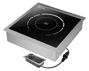 Cuisinière à induction commerciale encastrable à brûleur unique 3500W avec 4 affichages numériques LED, prise en charge ODM & OEM AM-BCD101, sortie haute puissance - Product Image 6