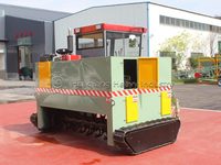 Windrow-compostomdraaier met hoge efficiëntie voor het composteren van afval van oliepalmplanten