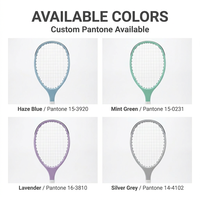 Raquette de badminton TYPTI en fibre de carbone T700 avancée - Amortissement supérieur des vibrations avec EVA et titane pour un jeu professionnel