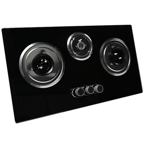 Đa chức năng khí <span class=keywords><strong>HOB</strong></span> <span class=keywords><strong>3</strong></span> đầu đốt Tempered Glass cooktops nhà bếp nấu ăn bếp <span class=keywords><strong>gas</strong></span> - Product Image 3