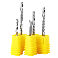 Fraise à bois monobloc en carbure monobloc vers le haut/vers le bas Outils de fraisage du bois contrôlés par CNC