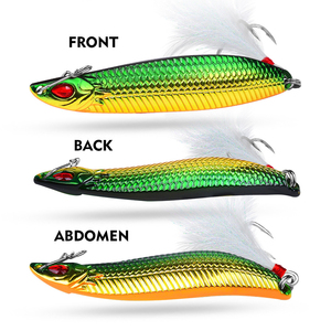 เหยื่อตกปลาโลหะรูปทรงช้อน 10 กรัม แบบตีไกล รูปทรงตัว S สำหรับตกปลาเทราต์ ปลาทะเล และปลาไพค์ - Product Image 4