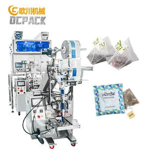 Ultrasonic Automatic Pyramid Triangle Mixed Green Flower Dried Tea Bag Packing Machine Tea Package Machine