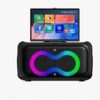Machine de karaoké portable CQA OEM/ODM K55 avec écran tactile 13,3 pouces, système Android, haut-parleur Bluetooth pour home cinéma intelligent et soirées