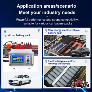โมดูลแบตเตอรี่ลิเธียมสำหรับยานยนต์ HeltecEnergy 2-32S 25A พร้อมอุปกรณ์ปรับสมดุลในตัว ที่ชาร์จปรับได้ 20A พร้อมฟังก์ชัน WiFi รุ่น HT-CJ32S25A B - Product Image 5