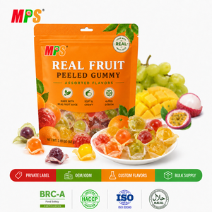 Caramelos de Goma MPS con Sabor a <span class=keywords><strong>Mango</strong></span>, Halal, con Jugo de Fruta Real, Caramelos de Goma con Sabor Original a <span class=keywords><strong>Mango</strong></span> Pelado - Product Image 1