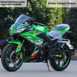 Moto sportive V6 Racing <span class=keywords><strong>Ninja</strong></span> Fire Tooth 400C bicylindre 399cc 4 temps refroidie par eau, performances sportives pour tous les pilotes - Product Image 4