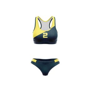 Maillot de volley-ball de plage sans manches personnalisé de haute qualité pour femme, design tendance, soutien-gorge de fitness pour filles - Product Image 2